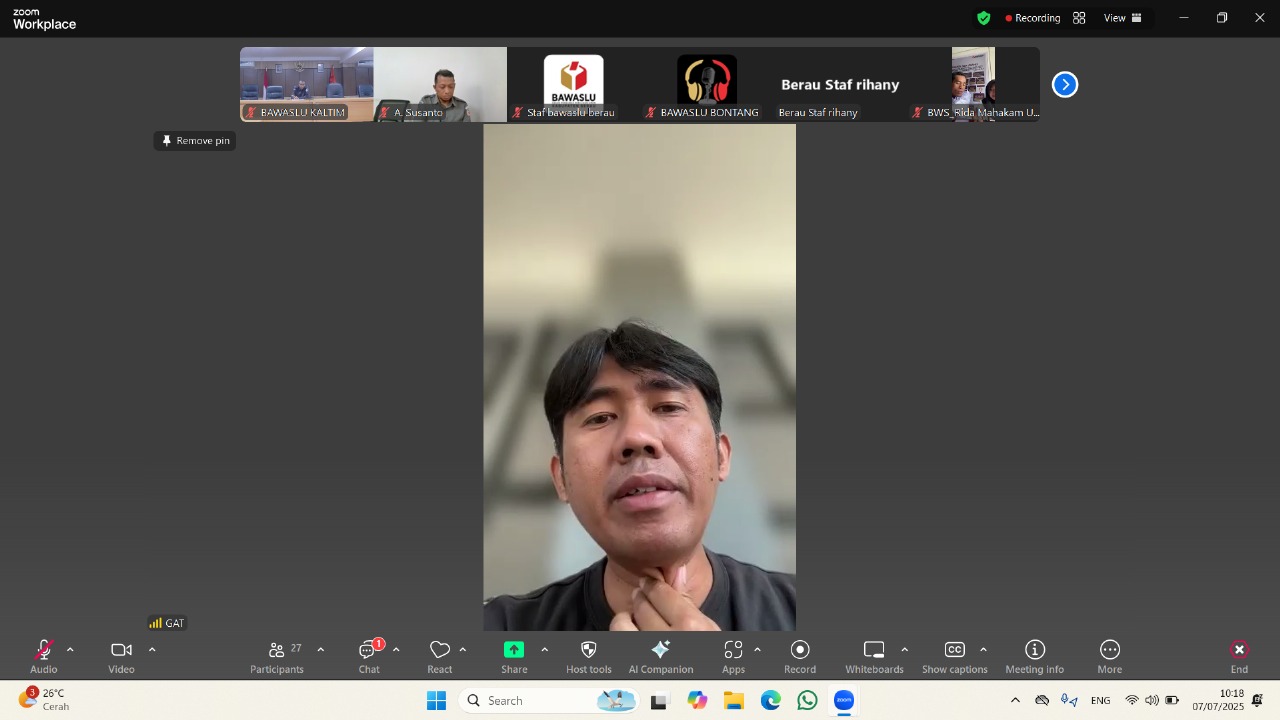 Bawaslu Kaltim Evaluasi Hasil Rekapitulasi PDPB Bersama Bawaslu Kabupaten/Kota: Perkuat Sinergi Awasi Hak Pilih