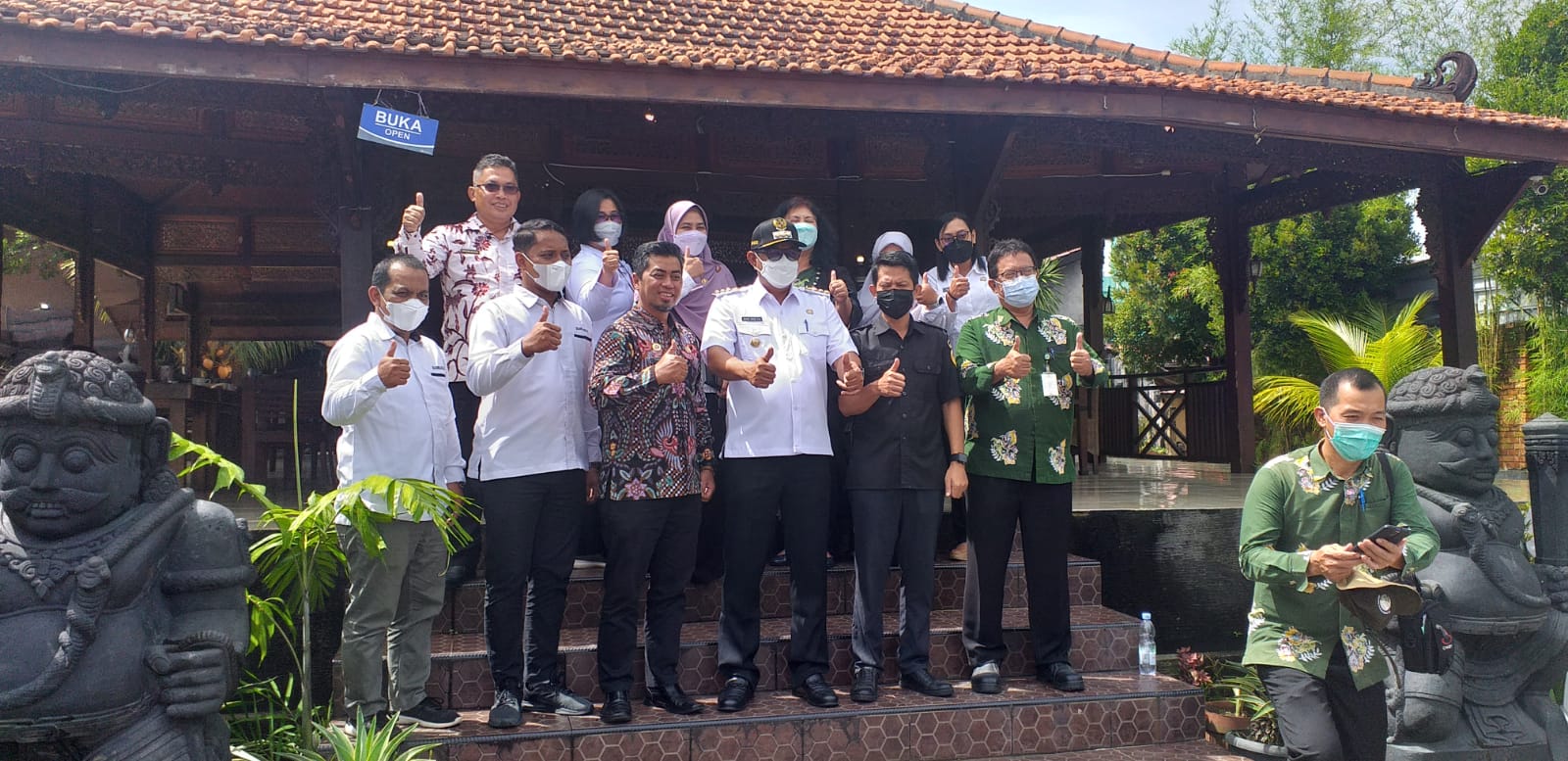 Silaturahmi dan Koordinasi Bawaslu Kalimantan Timur dan Bawaslu Kota Bontang Bersama Wali Kota Bontang