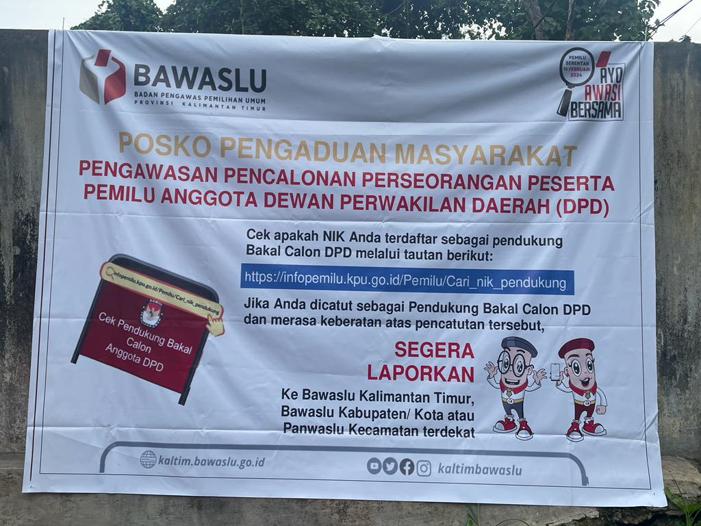 Sebanyak 16 Orang Mengadu Ke Bawaslu Karena Dicatut Sebagai Pendukung DPD