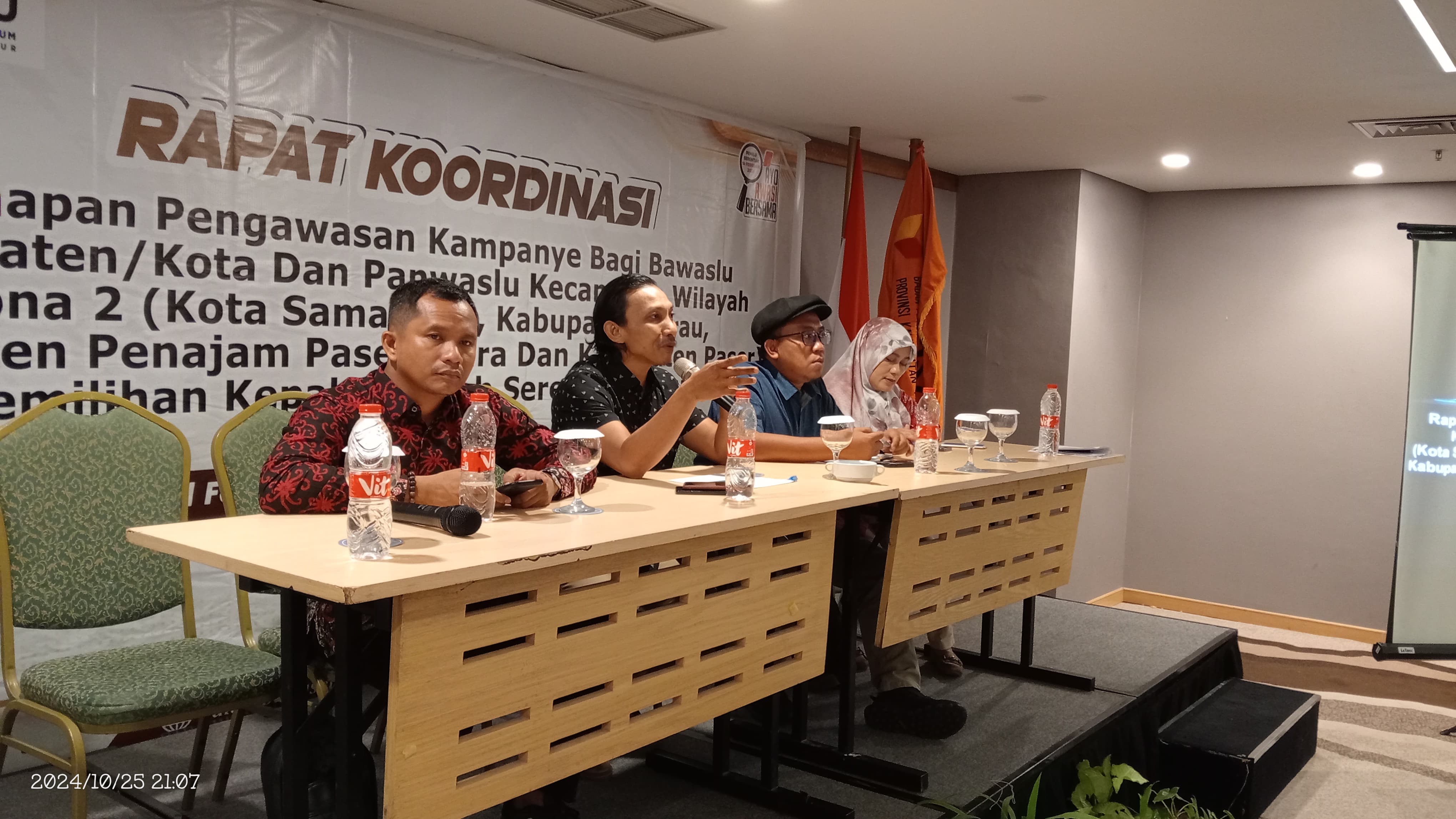 Pastikan Tahapan Kampanye Berjalan dengan Kondusif, Bawaslu Kaltim Gelar Rapat Koordinasi Bersama Panwascam 