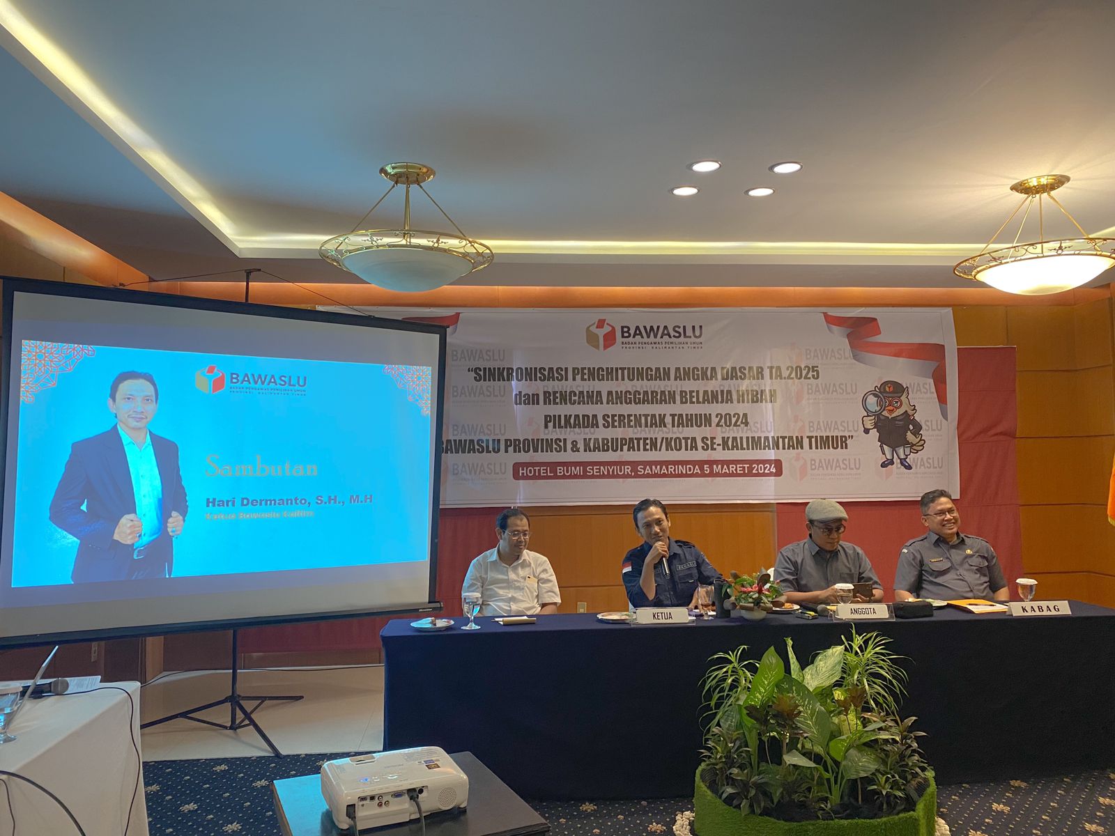 Hari Dermanto Tekankan Pentingnya Komunikasi di Setiap Jajaran Bawaslu dalam Persiapan Pilkada 2024 di Kaltim 