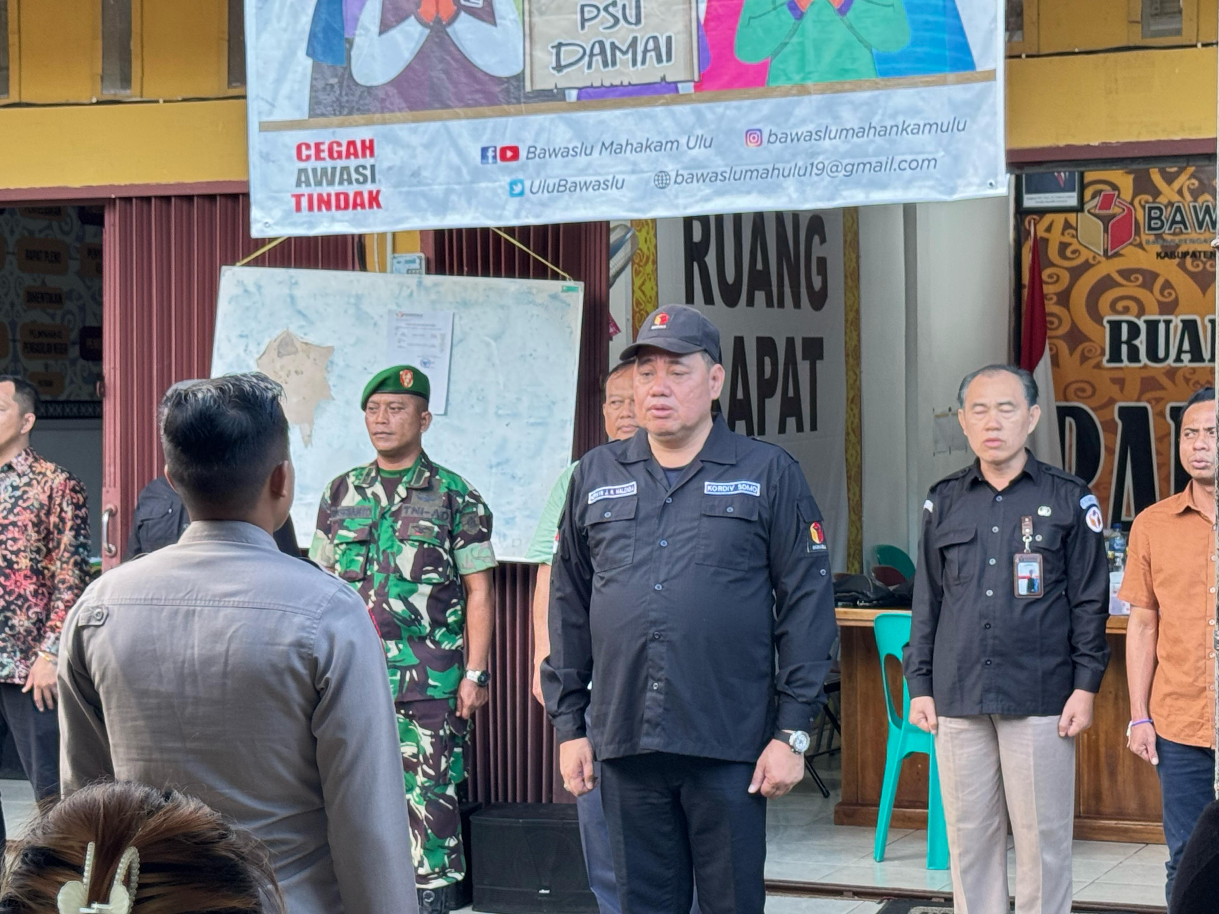 Pimpin Apel Siaga, Herwyn J.H. Malonda Dorong Pengawas Wujudkan PSU yang Kondusif di Mahakam Ulu