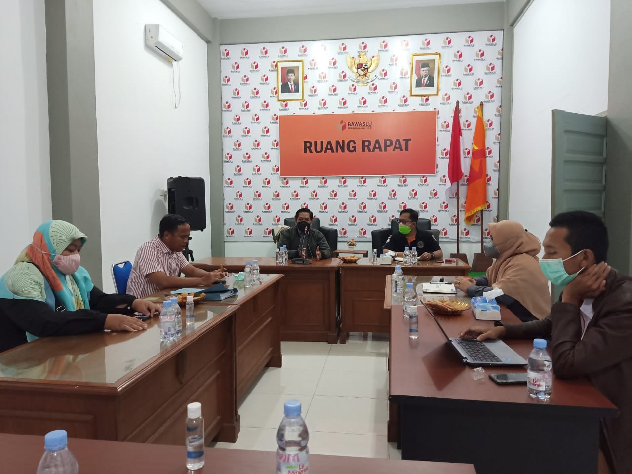 Tindak Lanjut Edaran Bawaslu RI Nomor 26 Tahun 2021, Ebin Marwi Lakukan Pembinaan di Bawaslu Kutai Timur 