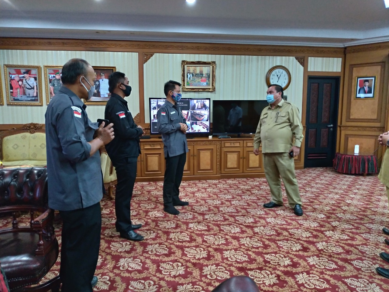 Bawaslu Kaltim Dampingi Bawaslu Kubar Usulkan Bantuan APD 