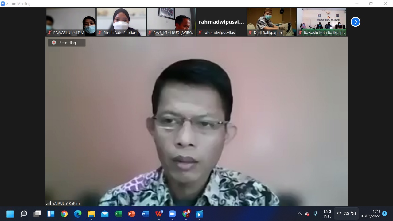 Bawaslu Kaltim Gelar Diskusi Pelayanan Publik Kepemiluan Bersama Ombudsman