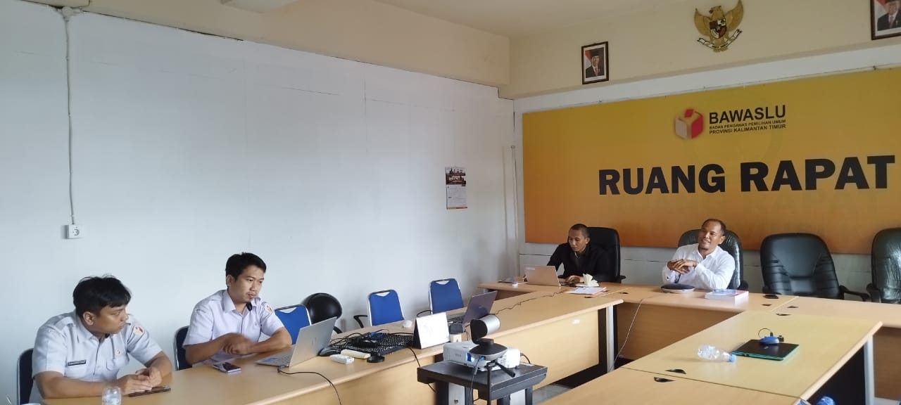 Bawaslu Kaltim Koordinasi dengan Bawaslu Kabupaten/Kota Awasi Verifikasi Administrasi Parpol
