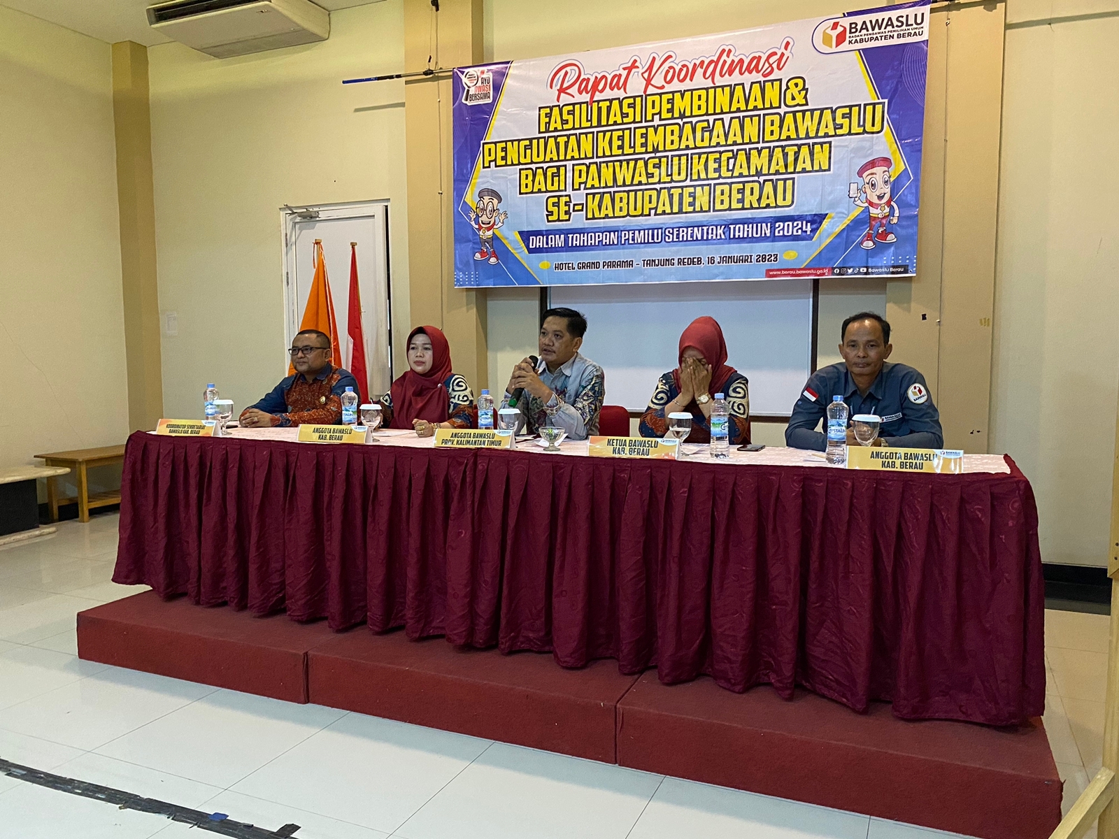 Penguatan Kelembagaan Panwaslu Kecamatan, Ebin : Panwascam Harus Sigap Di Setiap Tahapan 