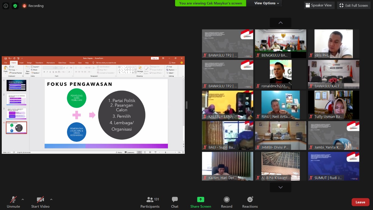 Rakornas Pemutakhiran Data Pemilih, Ini Pandangan Bawaslu dan KPU RI!