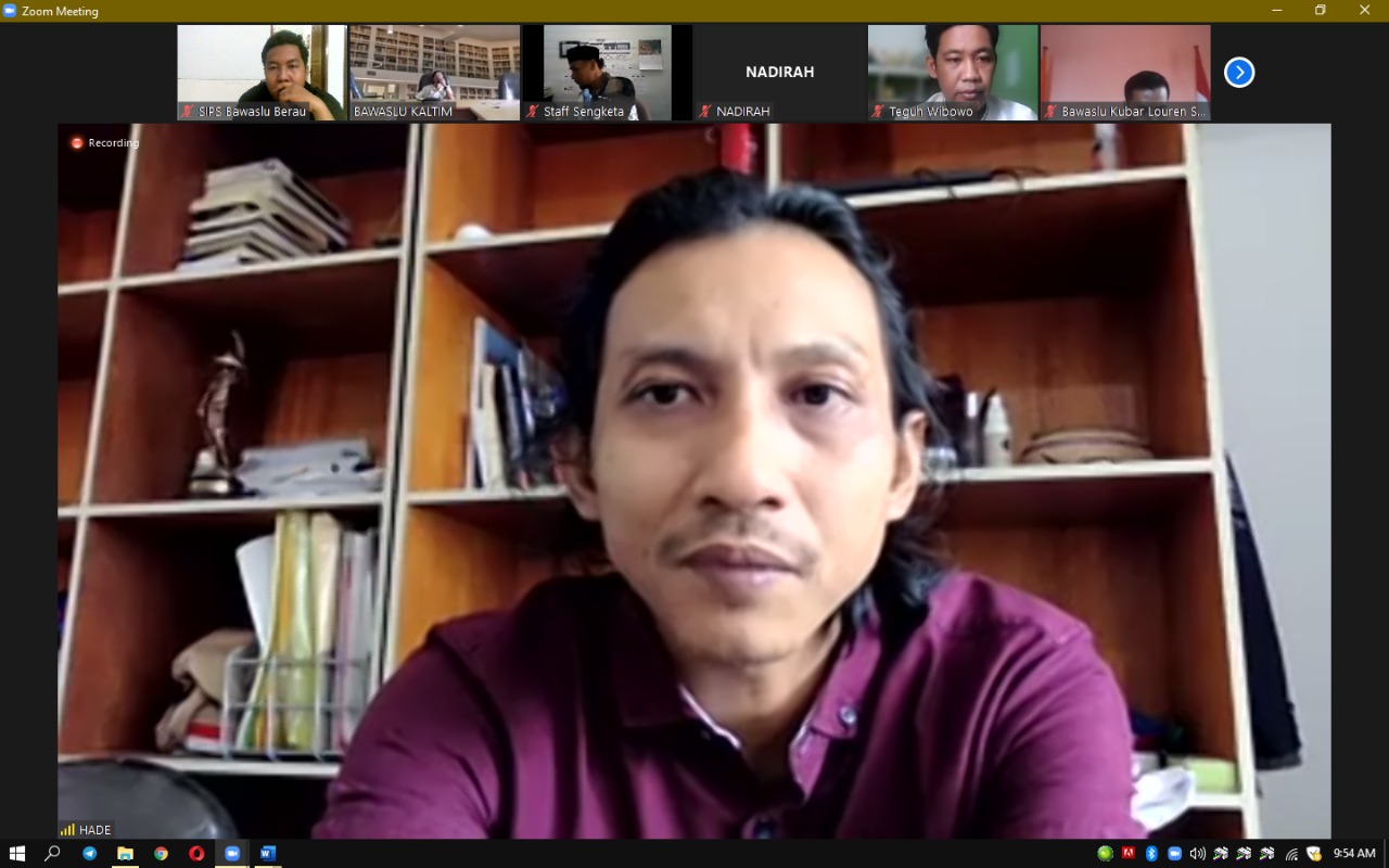 Persiapan Menghadapi Tahapan Pemilu 2024, Divisi Penyelesaian Sengketa Bawaslu Kaltim Lakukan Upaya Peningkatan Sumberdaya Manusia (SDM) 