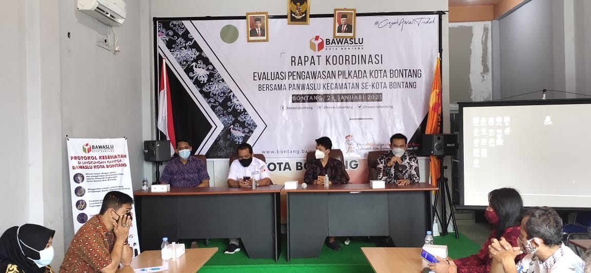 Evaluasi Pengawasan, Bawaslu Bontang Apresiasi Kinerja Pengawas Ad Hoc