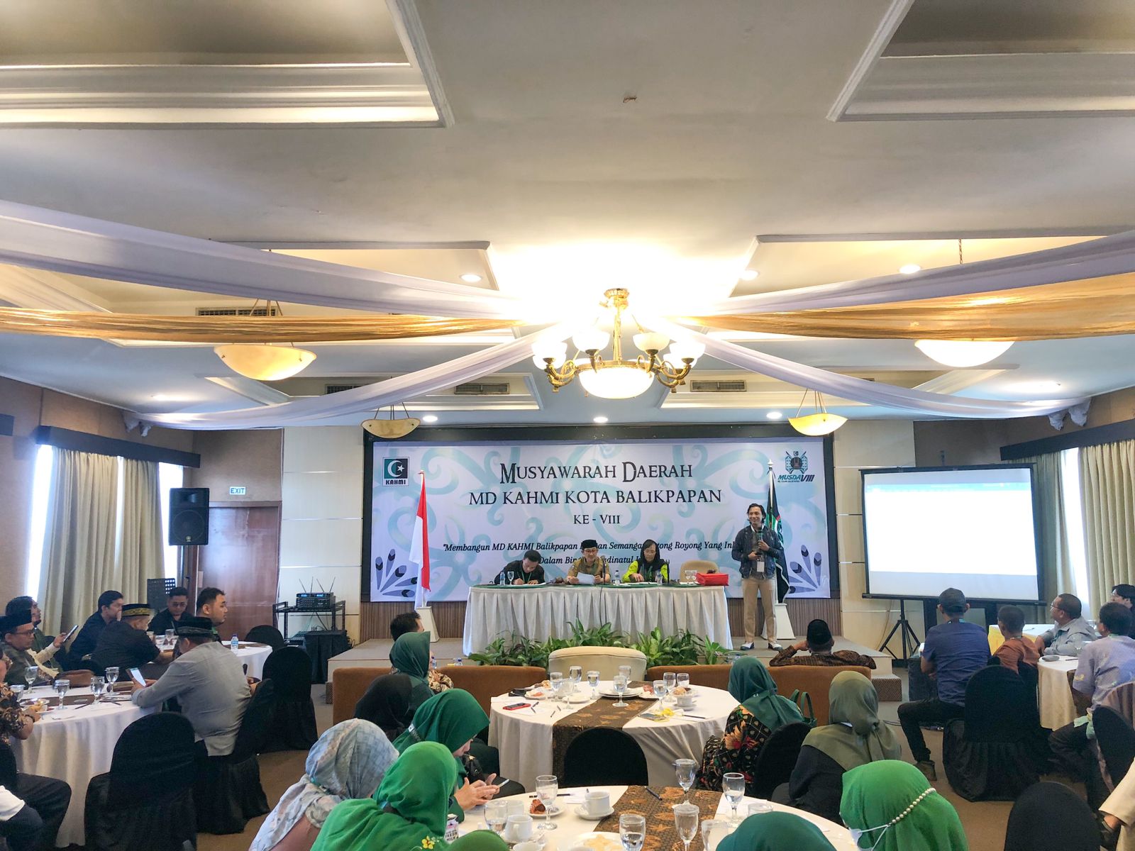 Jadi Narasumber Musyawarah Daerah Kahmi Balikpapan, Ketua Bawaslu Kaltim Bahas Kontribusi Kahmi Dalam Merawat Demokrasi Indonesia 