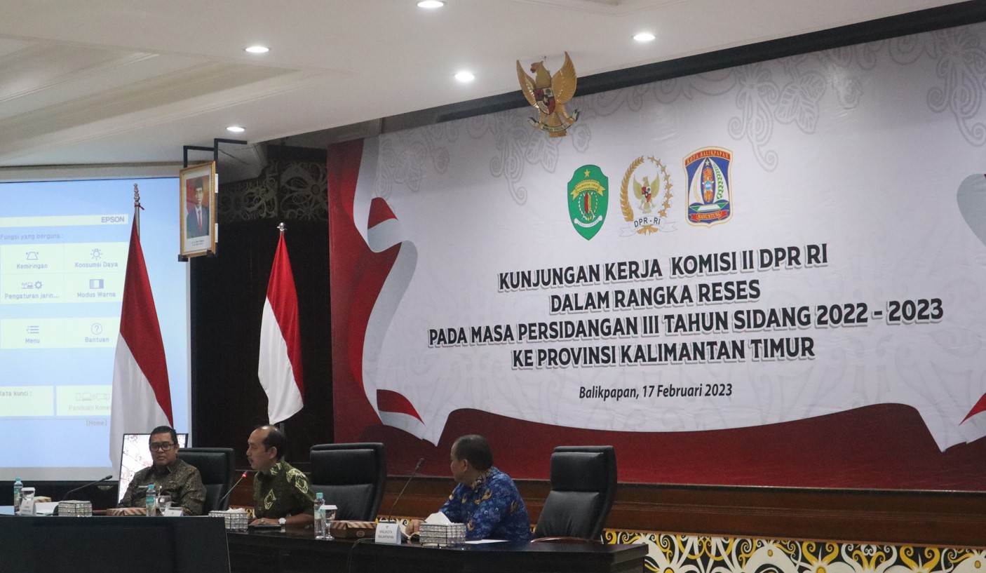 Kunjungan kerja Komisi II DPR RI, Hari Sampaikan Persoalan Pengawasan Tahapan dan Potensi Kerawanan Pemilu
