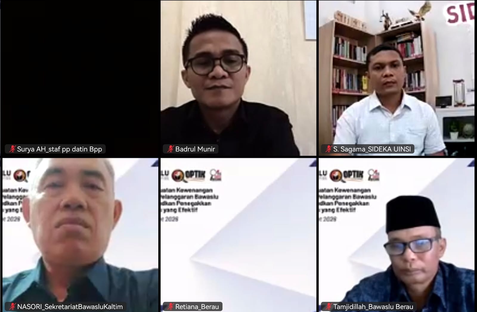 Narasumber Kegiatan OPTIK