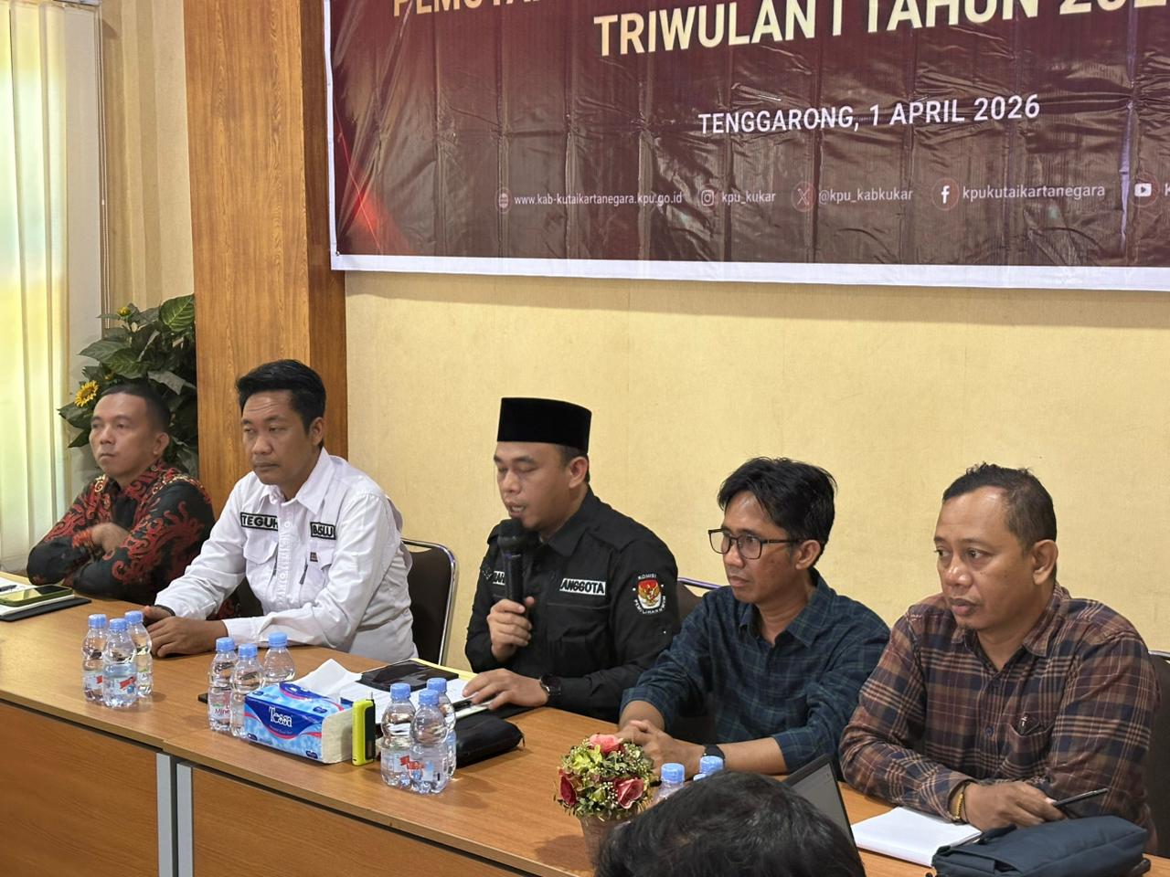 Galeh Akbar Tanjung saat Pleno PDPB di Kukar