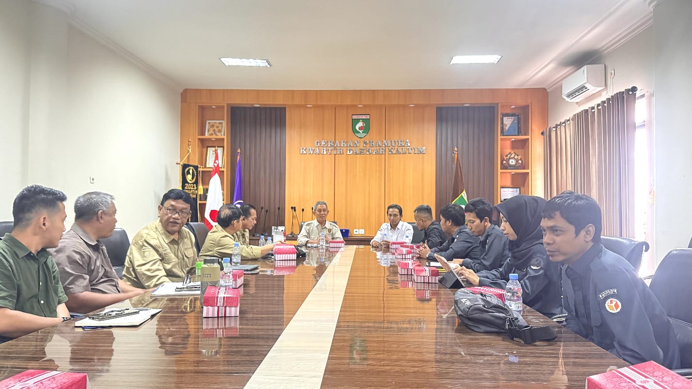 Audiensi Bawaslu Kaltim dengan Kwarda kaltim