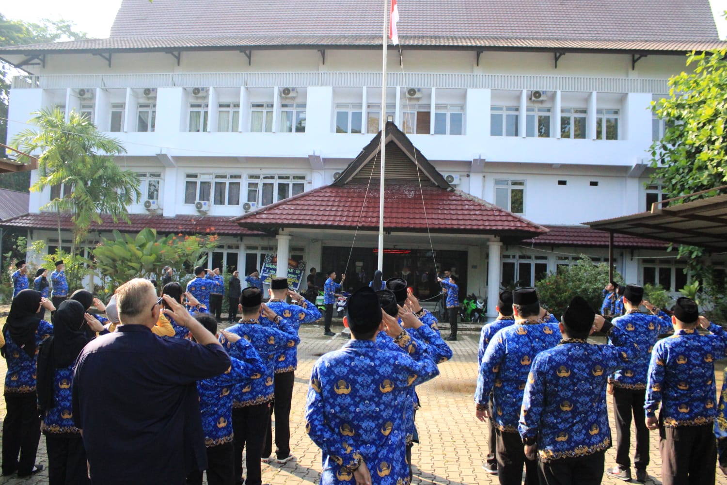 Peserta Upacara Hari Lahir Pancasila
