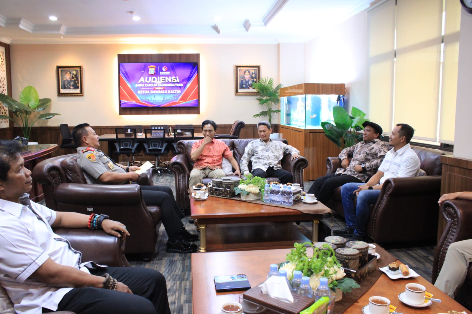 Audiensi dengan Polda Kaltim