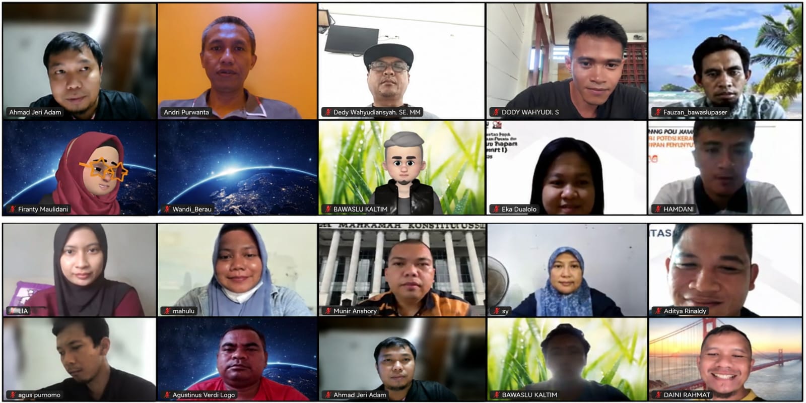 Peserta Zoom Meeting