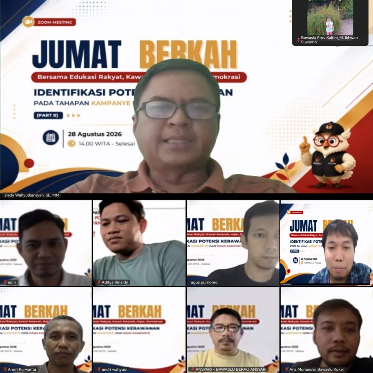 Dedy Wahyudiansyah dan jJajaran Staf P2H