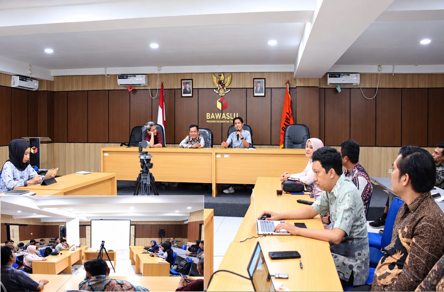 Anggota Bawaslu Kaltim Beserta Jajaran Sekretariat