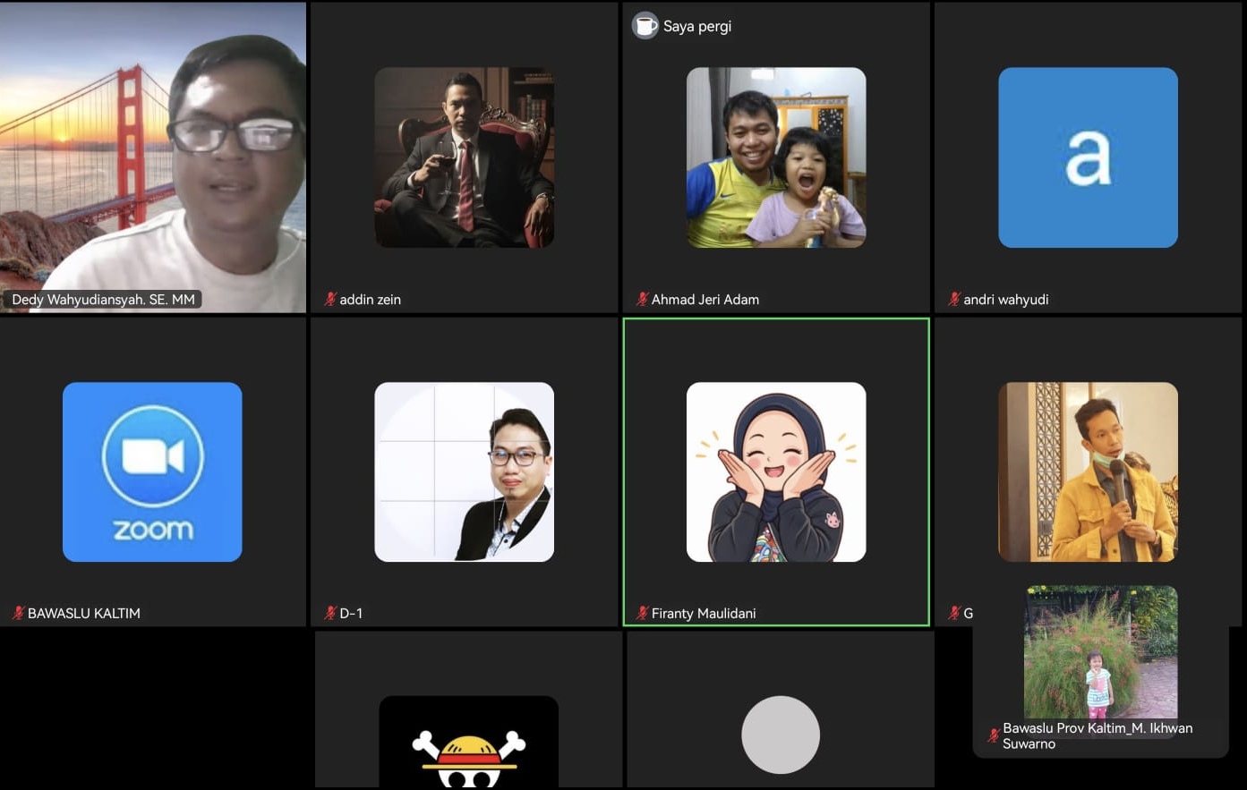 Peserta Zoom Meeting