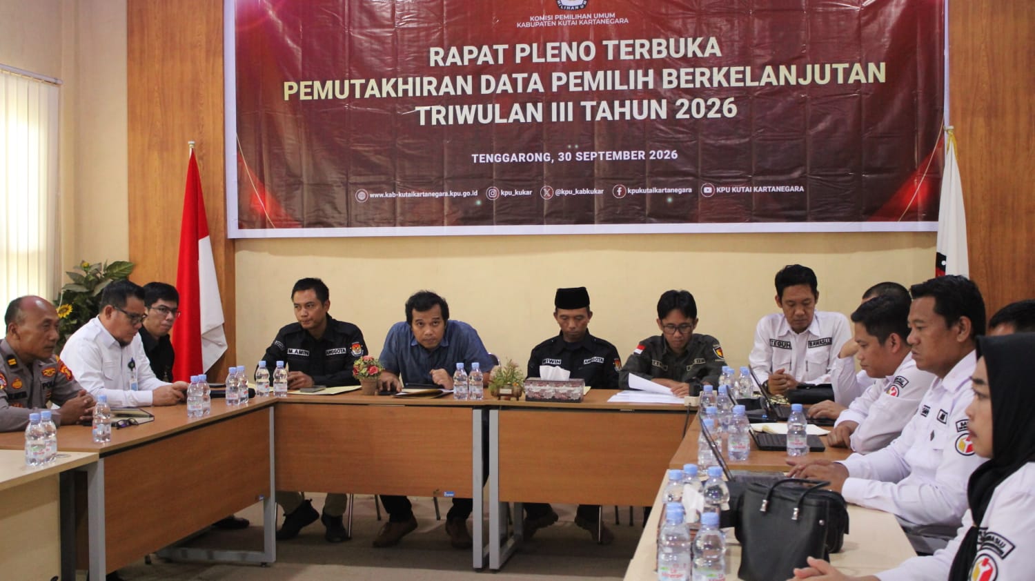 Rapat Pleno Terbuka Rekapitulasi Pemutakhiran Data Pemilih Berkelanjutan (PDPB) Triwulan III Tahun 2026