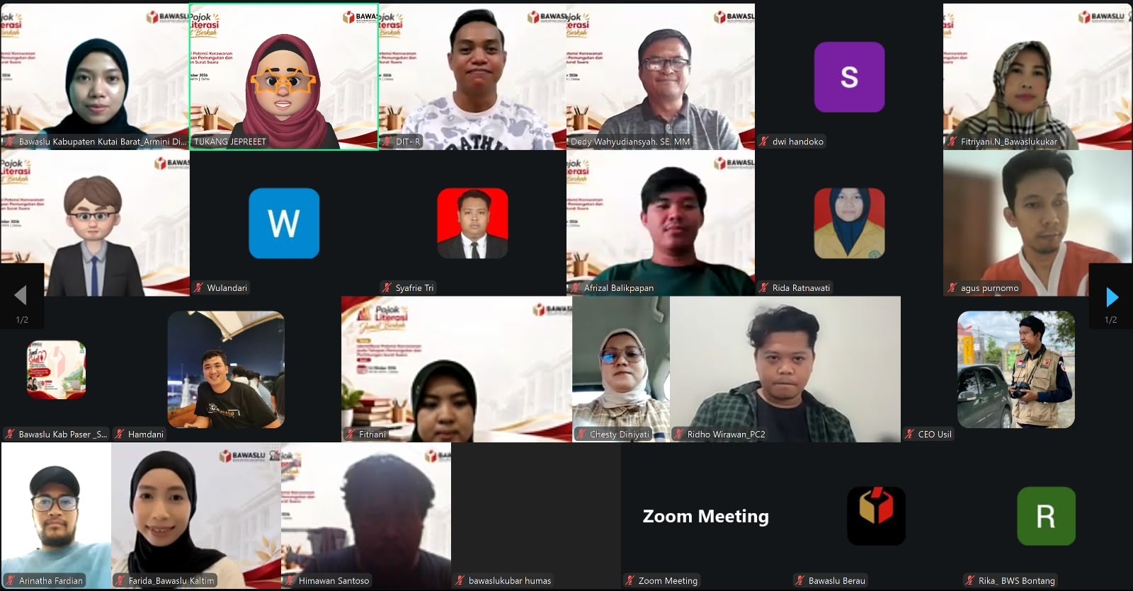 Zoom Meeting Poli JUMAT BERKAH