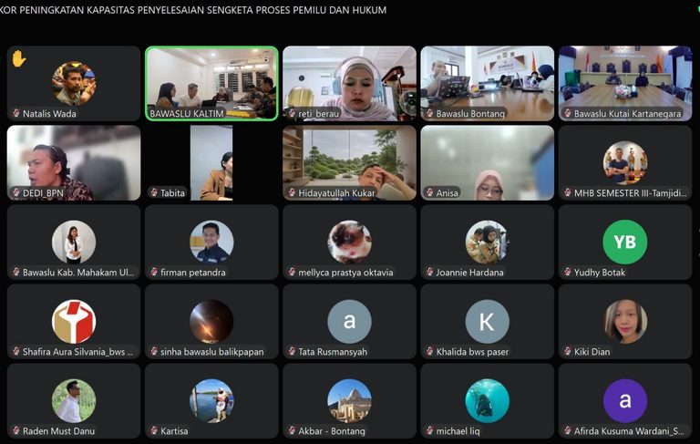 Rapat Internal Bawaslu Se-Kalimantan Timur