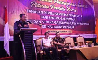 Bawaslu Kaltim Gelar Rakor Gakkumdu Hadapi Potensi Tindak Pidana Pemilu Serentak 2024