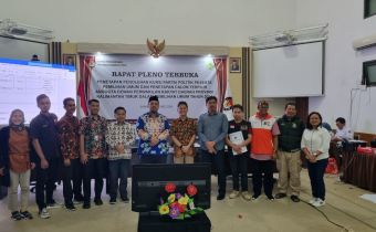 Bawaslu Kaltim Hadiri Rapat Pleno Terbuka Penetapan Perolehan Kursi Partai Politik Peserta Pemilu dan Penetapan Calon Terpilih Anggota DPRD Kaltim