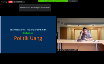 Ketua Bawaslu Kaltim Ingatkan Ancaman Sanksi Money Politik!
