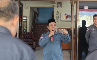 Apel Pagi Dilingkungan Bawaslu Kaltim, Wamustofa Hamzah Dorong Semangat SolidaritasÂ Pegawai