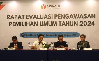 Gelar Evaluasi Tahapan Pemilu 2024, Bawaslu Kaltim Serukan Pengawasan Pilkada Harus Lebih Siap 