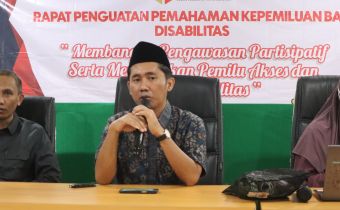 Permudah Akses Disabilitas, Bawaslu Kaltim Gelar Rapat Penguatan Pemahaman Kepemiluan 