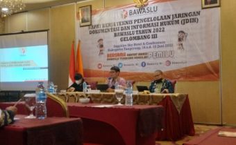 Seluruh Bawaslu Provinsi Diminta Saling Mendukung dan Bekerjama Guna Mendorong Pengelolaan JDIH Lebih Baik