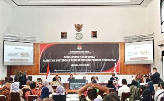 Sosialisasi Pemilih Disabilitas, Ebin Marwi Sorot Upaya Pelaksanaan Pemilu Aksesibel dan Non Diskriminatif