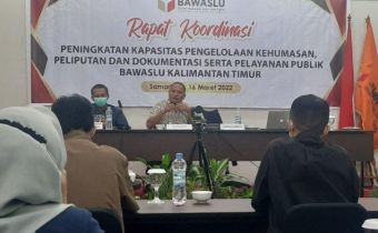 Songsong Pemilu 2024, Bawaslu Kaltim Tingkatkan Kapasitas Pengelolaan Data dan Informasi