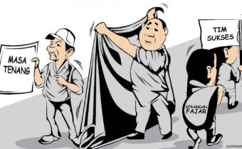 Dua Hari Jelang Pencoblosan, Bawaslu Kaltim Patroli Antisipasi Pelanggaran