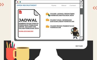 Pengumuman Pendaftaran Calon Anggota Panitia Pengawas Pemilu Kecamatan Pada Pilkada Tahun 2024