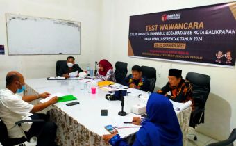 36 Peserta Lolos Seleksi Tes Tertulis Calon Anggota Panwas Kecamatan Akan Mengikuti Tes Wawancara