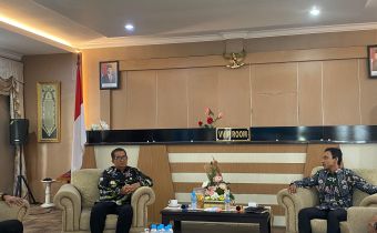 Jelang Perekrutan Pengawas TPS, Bawaslu Kaltim Lakukan Audiensi Bersama PJ Gubernur Kaltim 