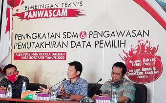 Mutarlih Pilkada Bontang Tahun 2020, Ketua Bawaslu Kaltim Ingatkan Pentingnya Memahami Perbawaslu dan PKPU