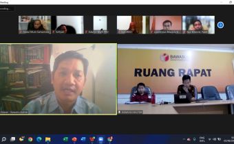 Rapat Koordinasi, Ebin Marwi Sampaikan Permasalahan Menghadapi Penanganan Pelanggaran Administrasi Pemilihan Umum Tahun 2024
