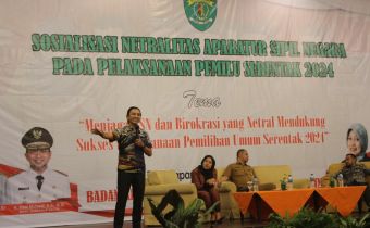 Sosialisasi Netralitas ASN, Ketua Bawaslu Kaltim Ingatkan Jangan Ada Diskriminasi dalam Pelayanan Publik