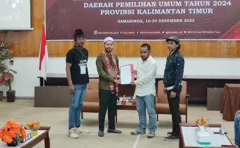 Bawaslu Kaltim Awasi Tahapan Penyerahan Dukungan Minimal Pemilih Bakal Calon DPD