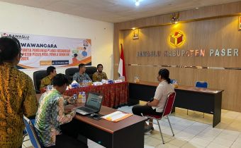  Alumni SKPP dan Mantan Staf Panwascam Ikuti Tes Wawancara Calon Panwaslu Kecamatan di Kabupaten Paser