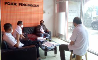 Bawaslu Kaltim Lakukan Pembinaan Persiapan  Penanganan Pelanggaran Tahun 2024  di Bawaslu Bontang   