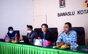Bawaslu Kaltim Lakukan Monitoring Evaluasi Guna Mengukur Indeks Ketersiapan Bawaslu Kota Balikpapan dalam Penyelesaian Sengketa
