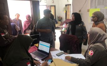 Memasuki Awal Tahun 2024,  Wamustofa Hamzah Lakukan Monitoring dan Supervisi Ke Panwaslu Kecamatan Balikpapan Tengah