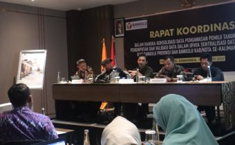 Upayakan Data Pengawasan Pemilu Kaltim Terintegrasi, Bawaslu Kaltim Gelar Rakor Bersama Bawaslu Kabupaten/Kota se - Kaltim